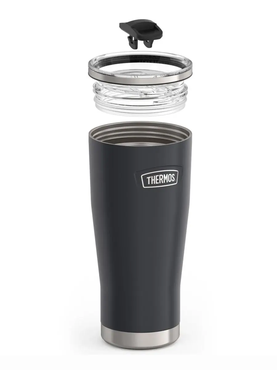 Кружка для холодных напитков Icon Series объемом 0,7 л с фиксатором Thermos — изображение 5 из 5, серый