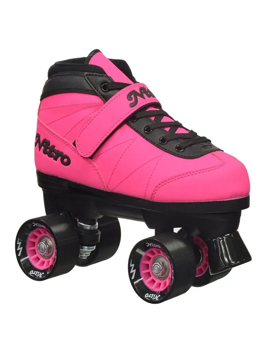 Коньки Epic Nitro Turbo Pink Quad Speed Skates Epic Skates — розовый