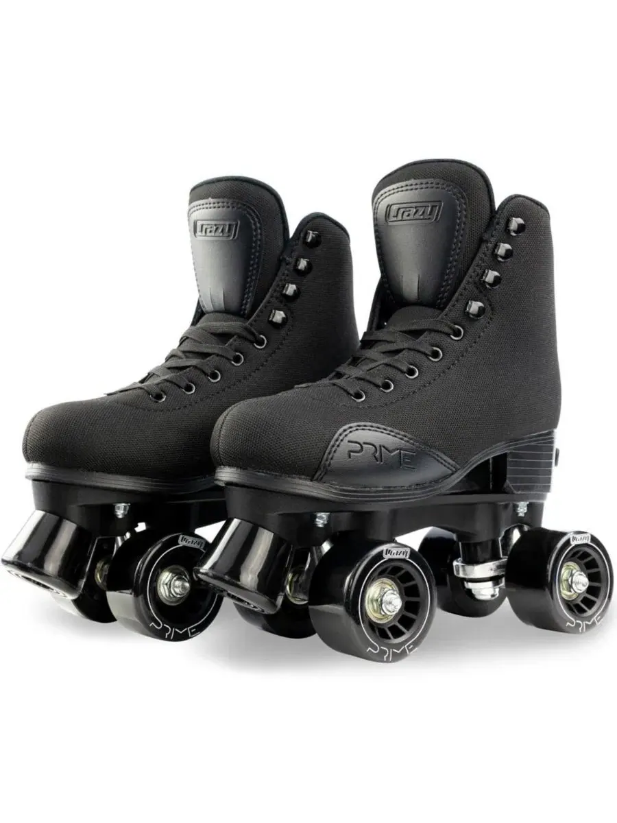 Роликовые коньки Prime Roller Skates - регулируемые по размеру квадроконьки для мужчин, женщин — изображение 2 из 3, черный