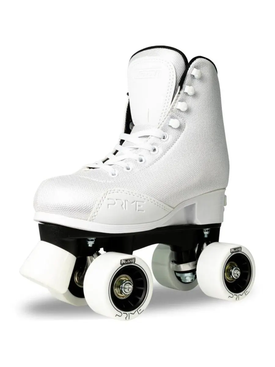 Роликовые коньки Prime Roller Skates - регулируемые по размеру квадроконьки для мужчин, женщин — изображение 1 из 3, белый