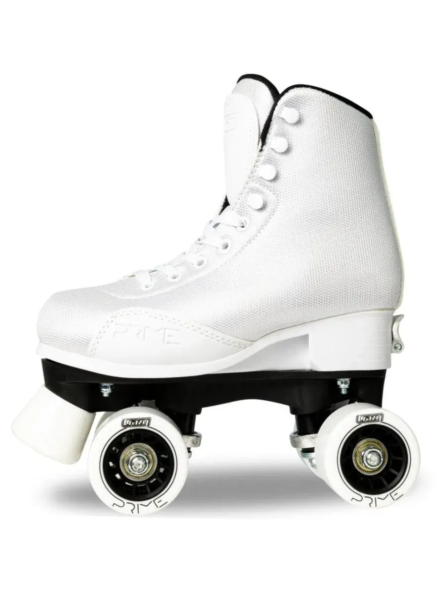 Роликовые коньки Prime Roller Skates - регулируемые по размеру квадроконьки для мужчин, женщин — изображение 3 из 3, белый
