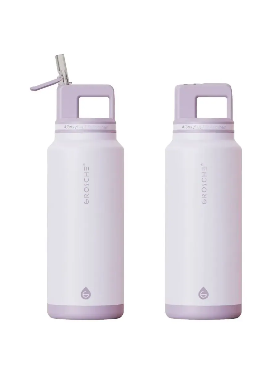 Термос Alpine Flip 'N Sip с трубочкой, 1 л (2 шт.) Grosche