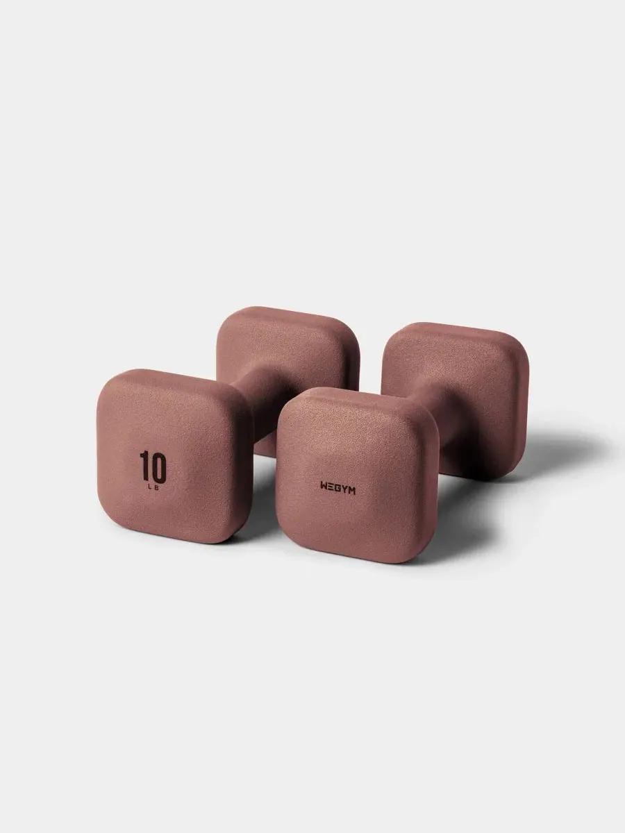 Гантели SafeGrip - 4,5 кг Wegym — изображение 1 из 6, розовый