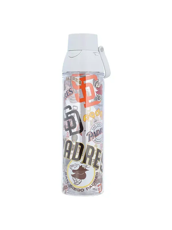 Бутылка для воды San Diego Padres Allover Venture Lite объемом 24 унции Tervis Tumbler — мульти