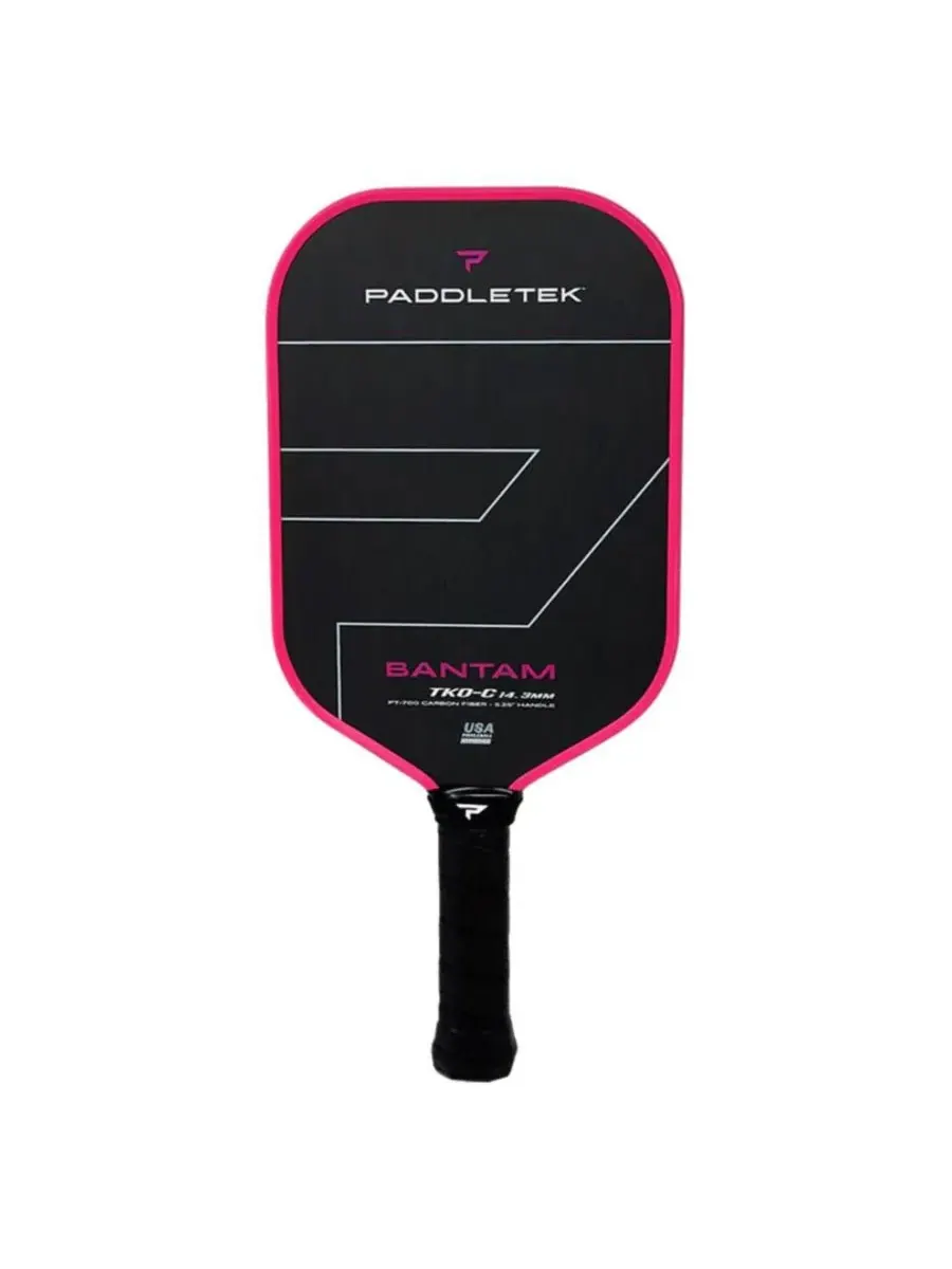 Ракетка для пиклбола Bantam TKO-C 14.3 Paddletek — розовый