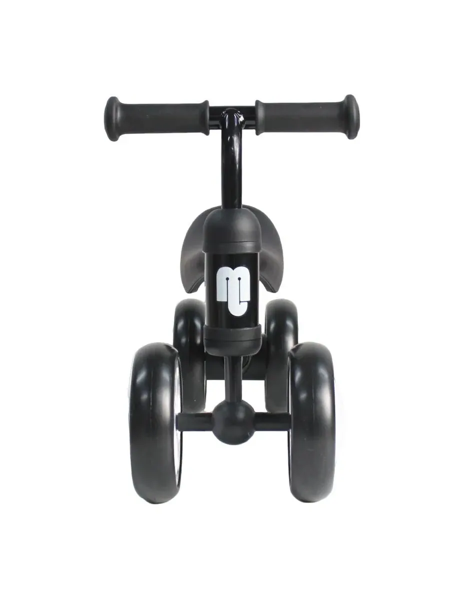 Беговел 4-колесный с регулируемым сиденьем и бесшумными колесами Allobebe — изображение 6 из 6, черный