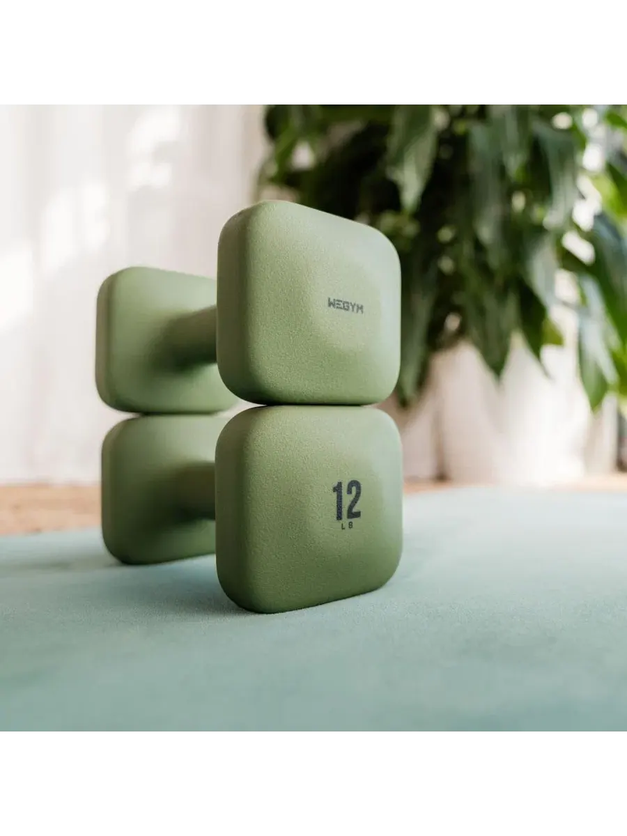 Гантели SafeGrip - 9 кг Wegym — изображение 4 из 5, лесной