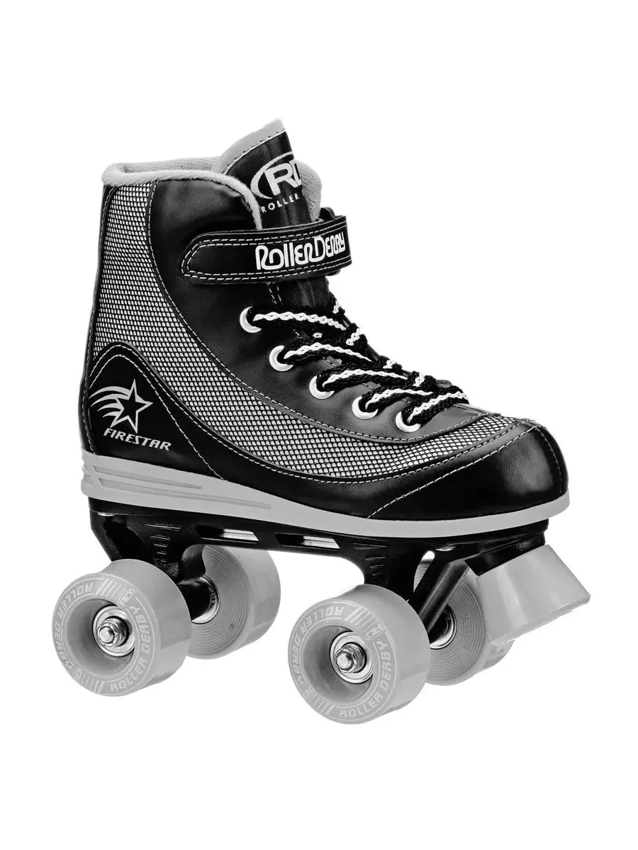 Роликовые коньки FireStar для мальчиков Roller Derby — черный
