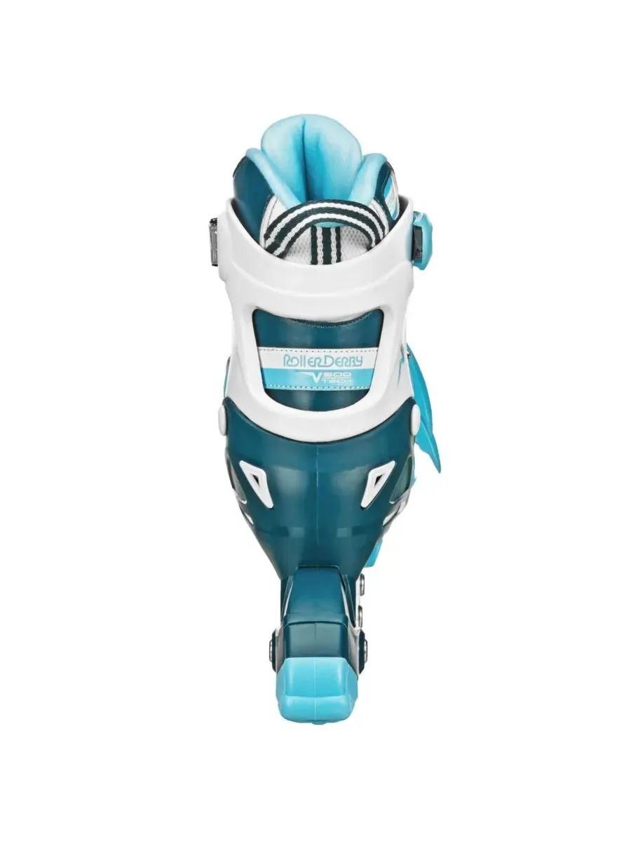 Роликовые коньки V-Tech 500 для женщин, размер Large (6-9) Roller Derby — изображение 3 из 5, белый/синий