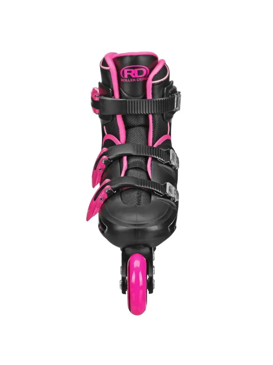Роликовые коньки V-Tech 500 для женщин, размер Large (6-9) Roller Derby — изображение 4 из 5, черный/розовый