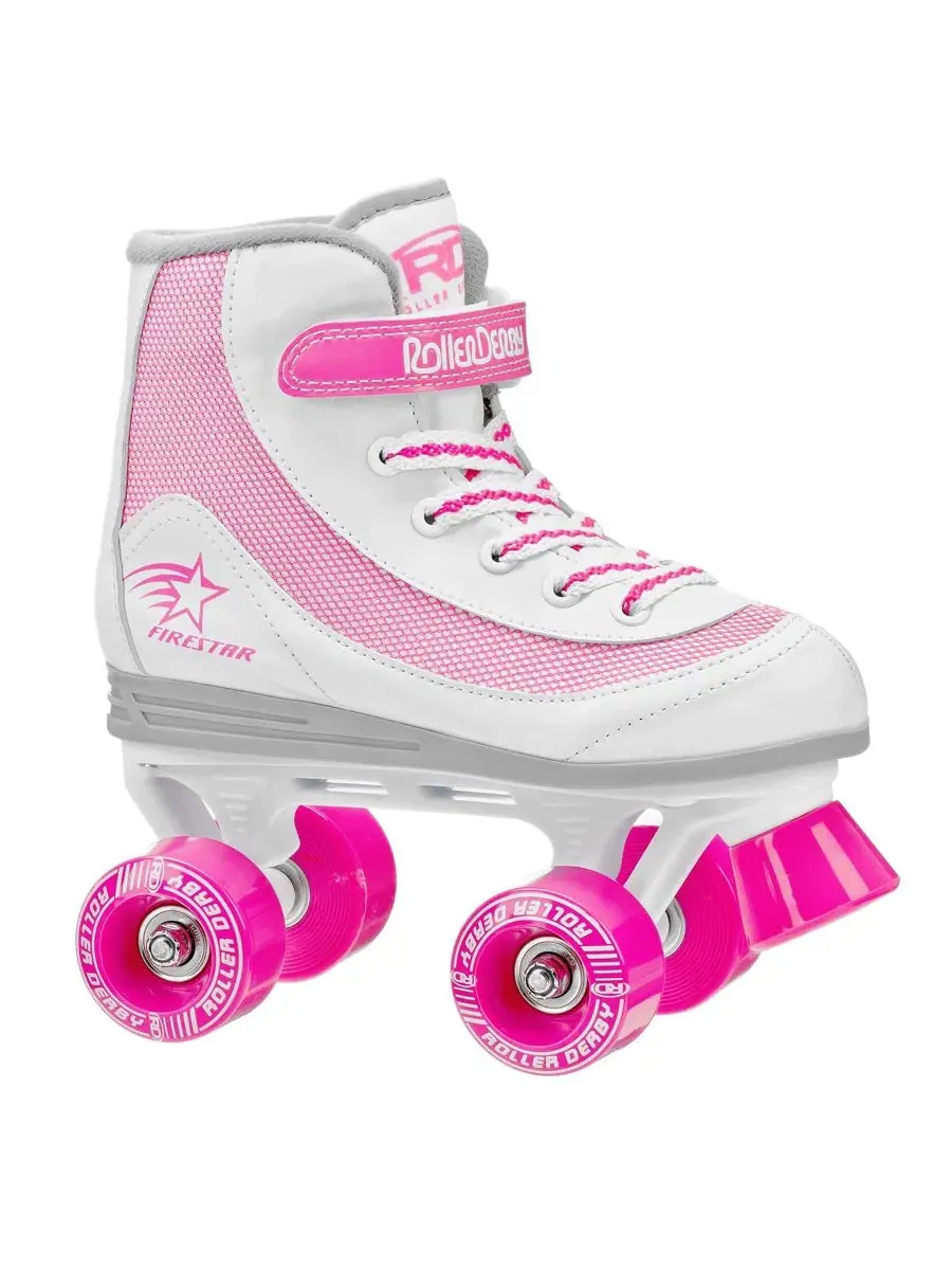 Роликовые коньки FireStar Quad Roller Derby — розовый