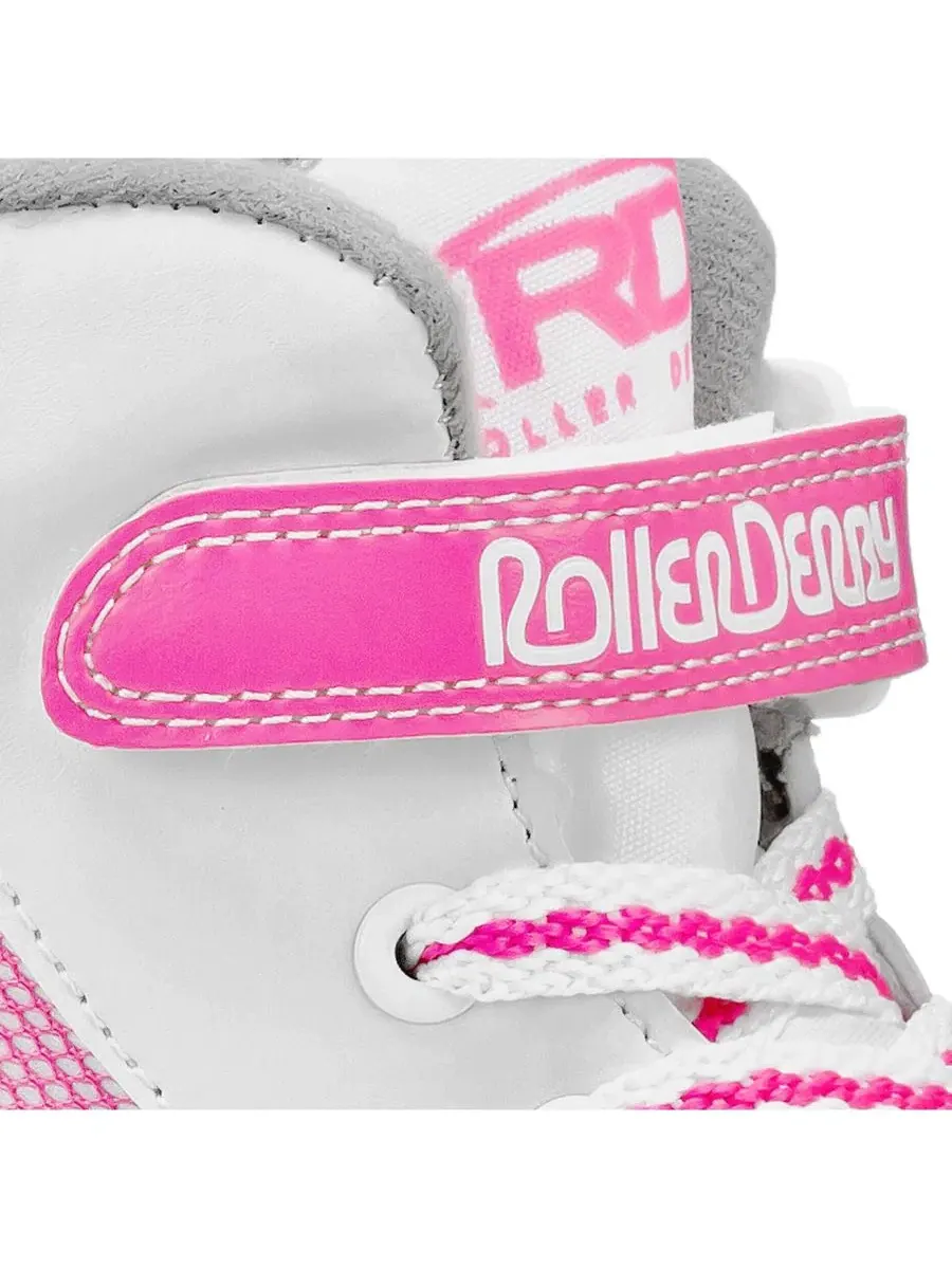 Роликовые коньки FireStar Quad Roller Derby — изображение 3 из 3, белый/розовый