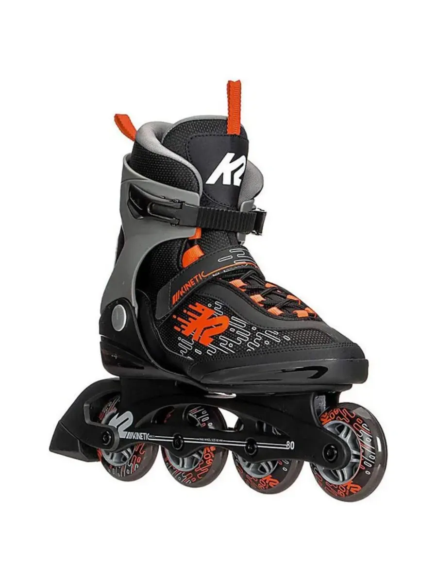 Мужские роликовые коньки Kinetic 80 K2 — красный
