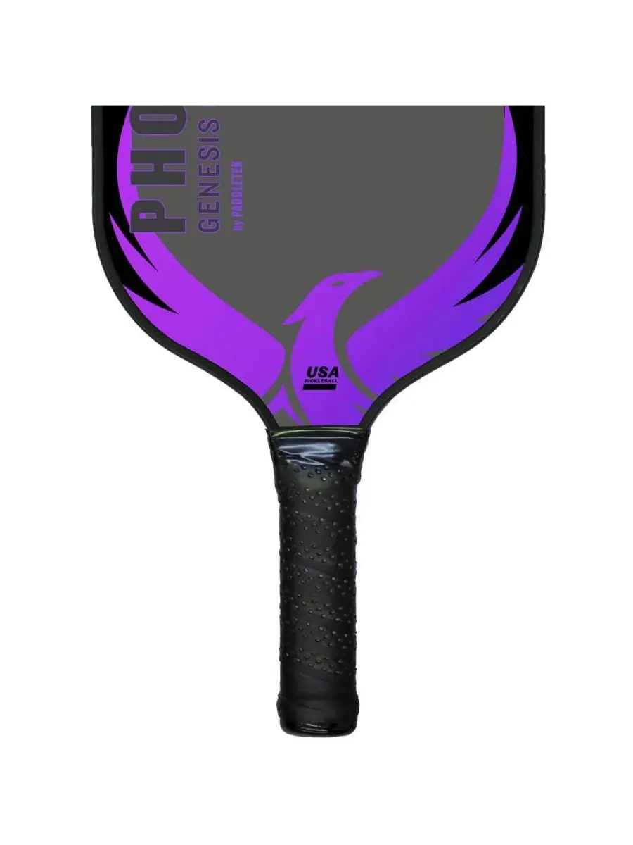 Ракетка для пиклбола Phoenix Genesis Carbon Paddletek — изображение 2 из 2, фиолетовый