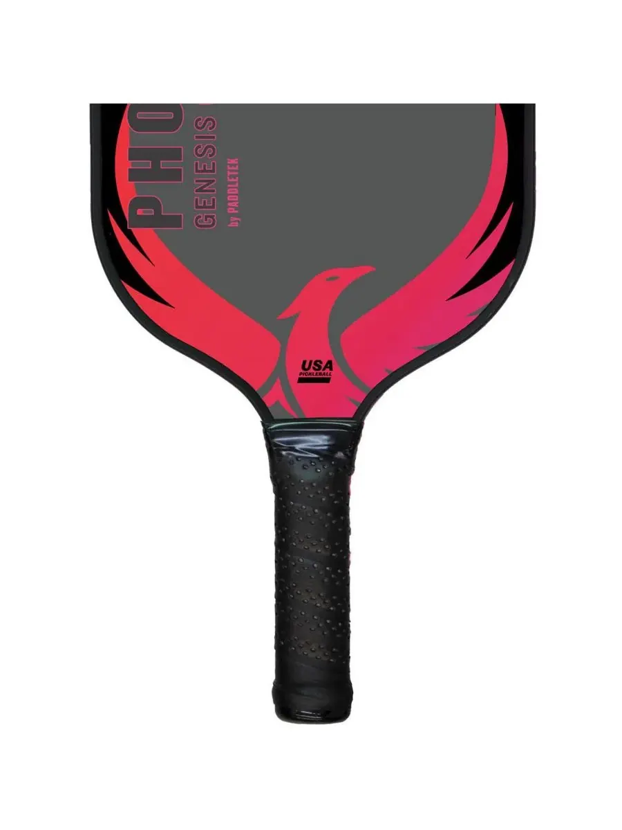 Ракетка для пиклбола Phoenix Genesis Carbon Paddletek — изображение 2 из 2, красный