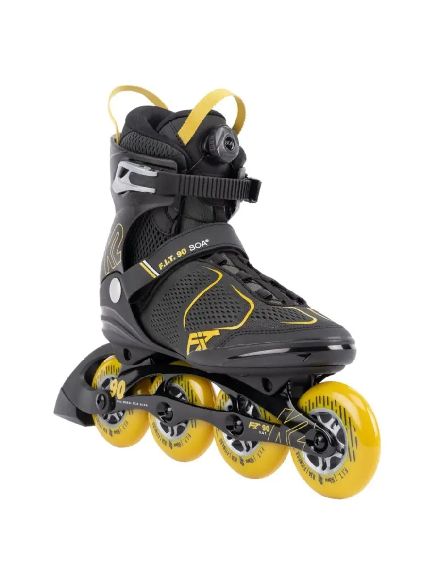 Мужские роликовые коньки FIT 90 Boa серого цвета K2 — серый