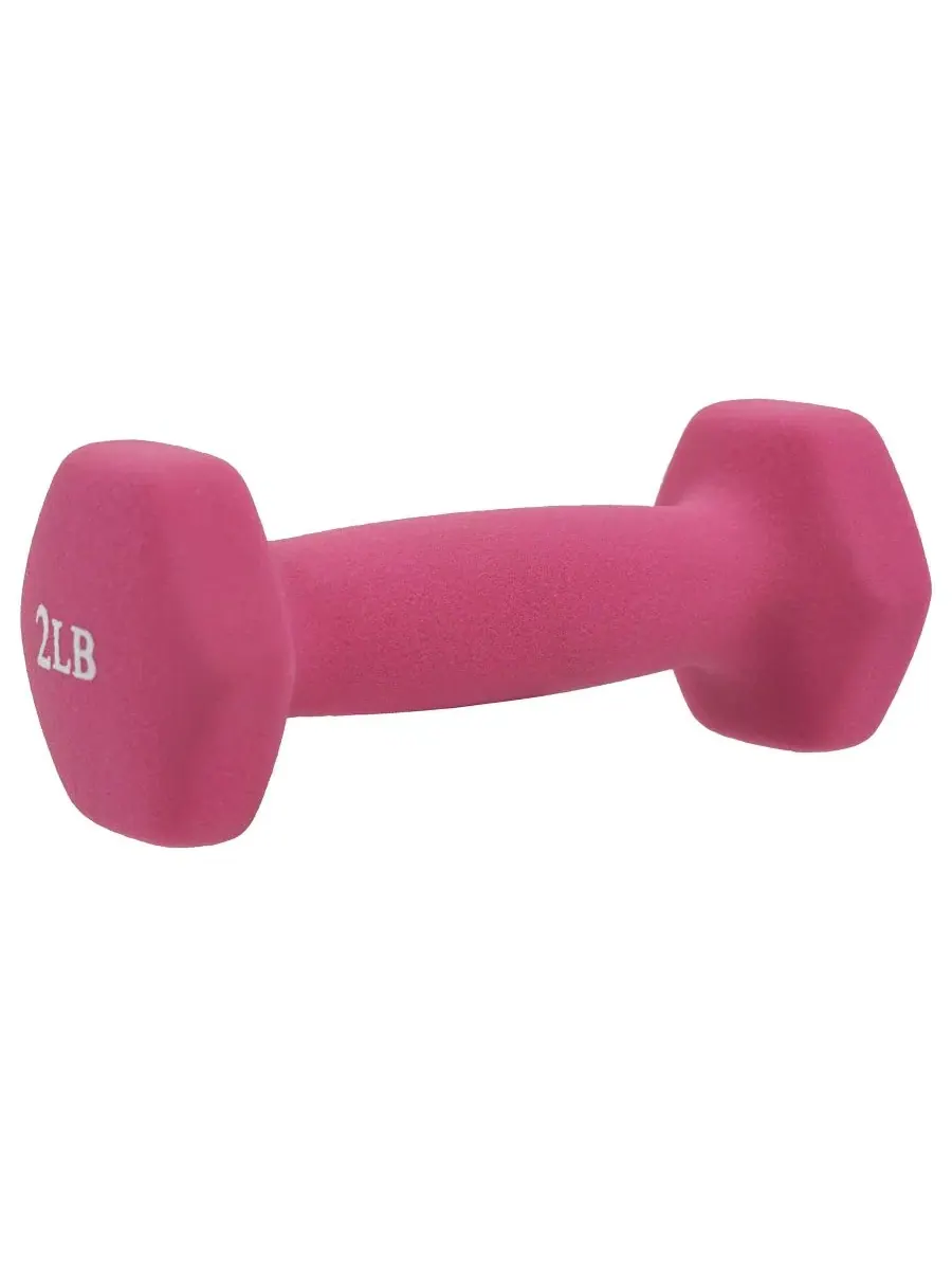 Гантели из неопрена, 4,5 кг (пара) Sunny Health & Fitness — изображение 7 из 7, розовый