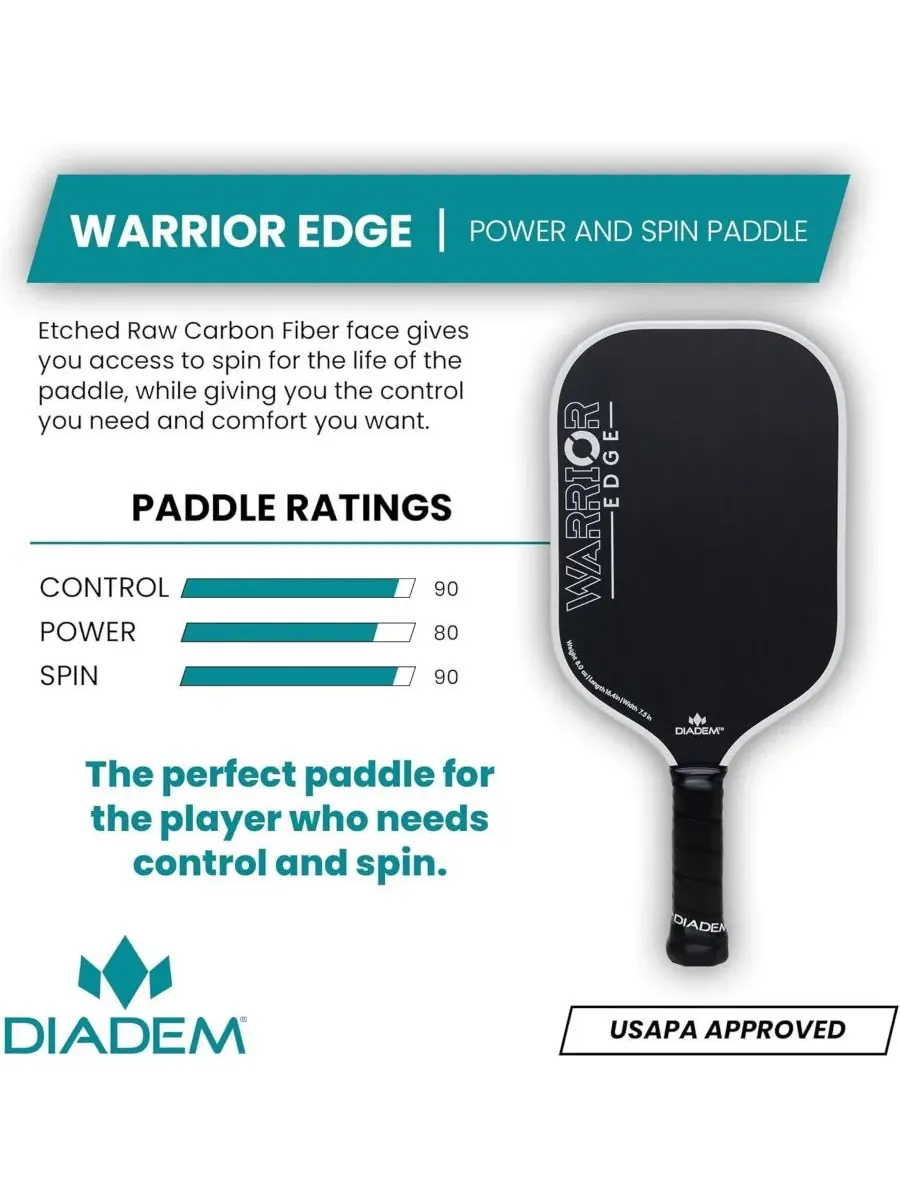 Ракетка для пиклбола Warrior Edge Diadem — изображение 2 из 3, белый
