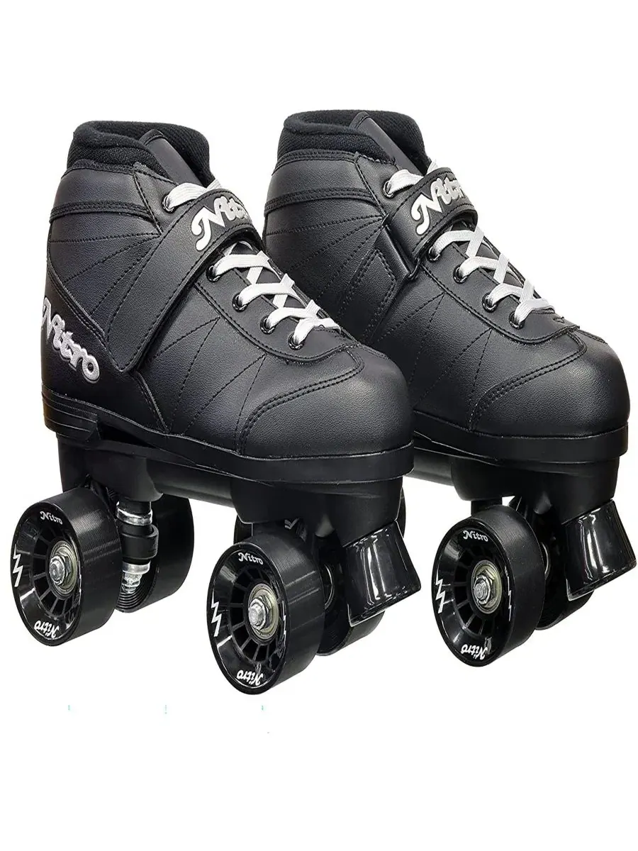 Коньки Epic Super Nitro Black Speed Skates Epic Skates — изображение 2 из 5, черный