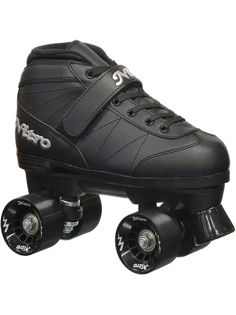 Коньки Epic Super Nitro Black Speed Skates Epic Skates — изображение 4 из 5, черный