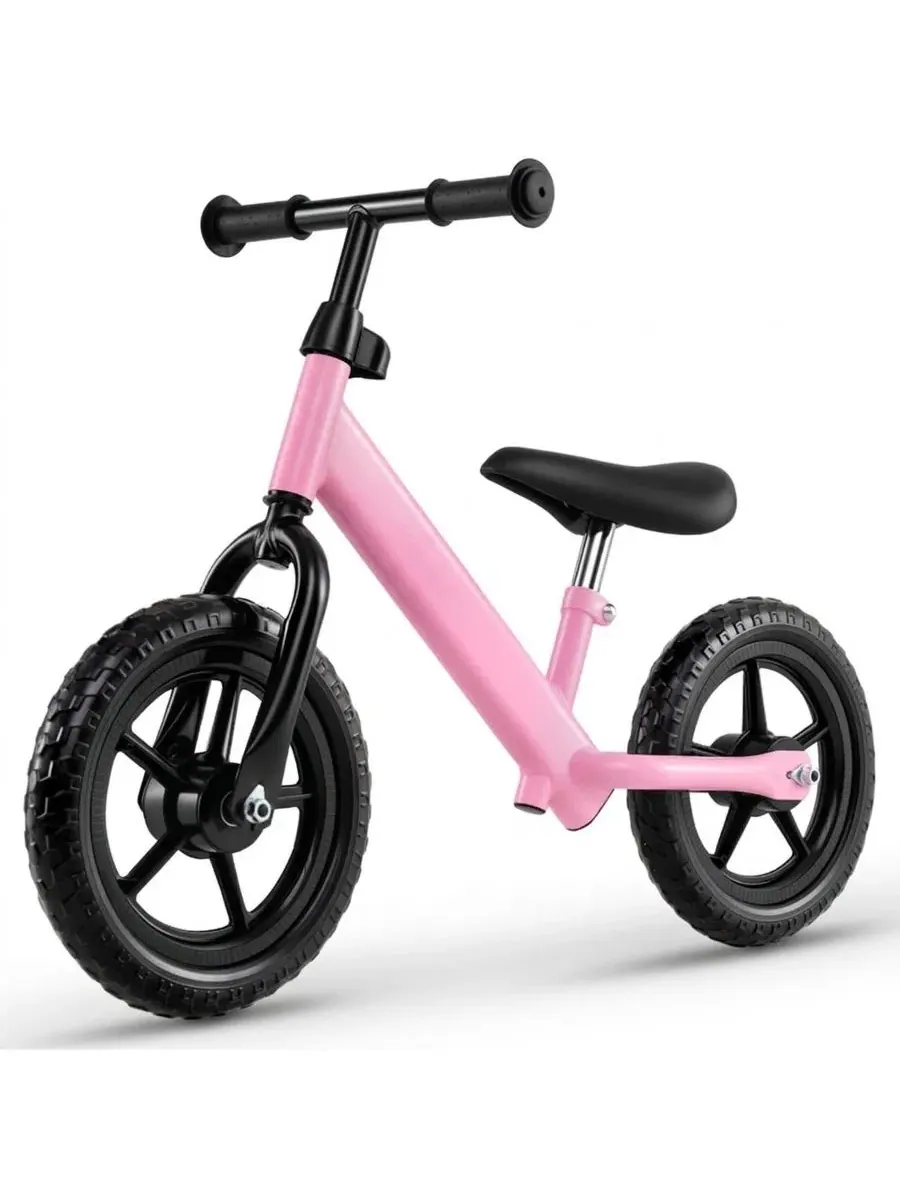 Беговел с пенными шинами 11 дюймов, модель Lightweight Toddler Balance Bike HONGGE — изображение 1 из 11, розовый