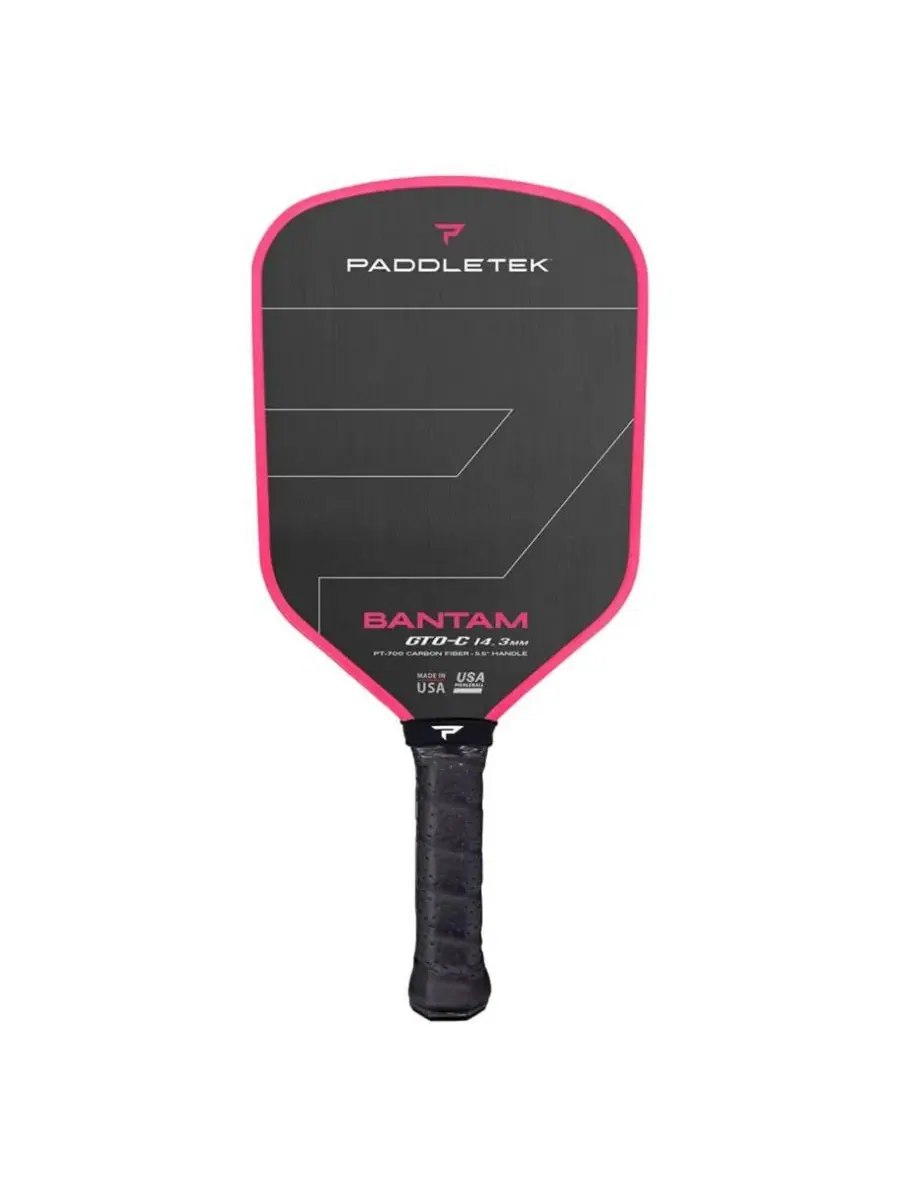 Ракетка для пиклбола Bantam GTO-C 14.3 Paddletek — изображение 1 из 2, розовый