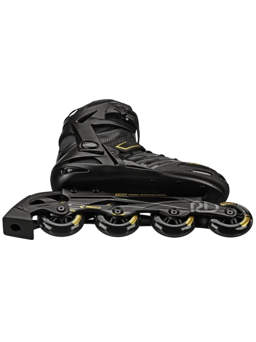 Мужские роликовые коньки Aerio Q-60 Roller Derby — изображение 3 из 5, черный/золотистый