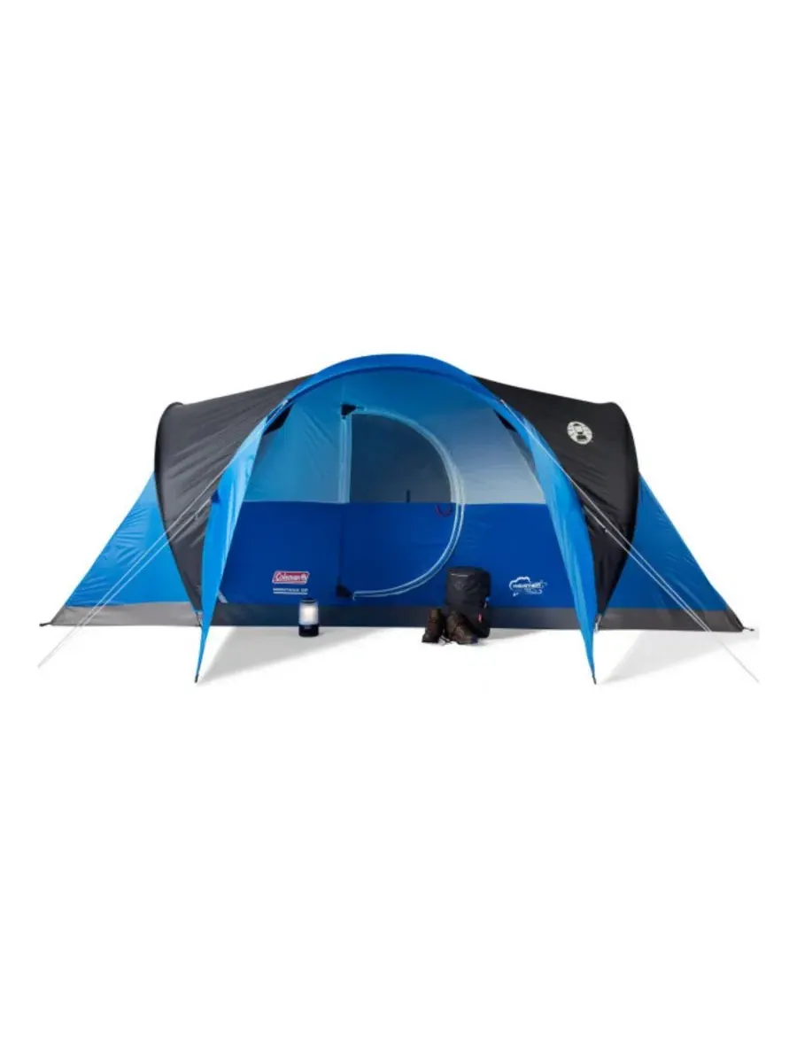 Восьмиместная кемпинговая палатка Montana Cabin с откидной дверью, синяя Coleman — синий