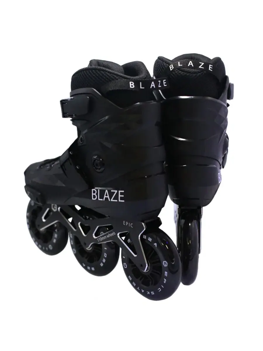 Роликовые коньки Epic Blaze, ход 110 мм Epic Skates — изображение 4 из 5, черный