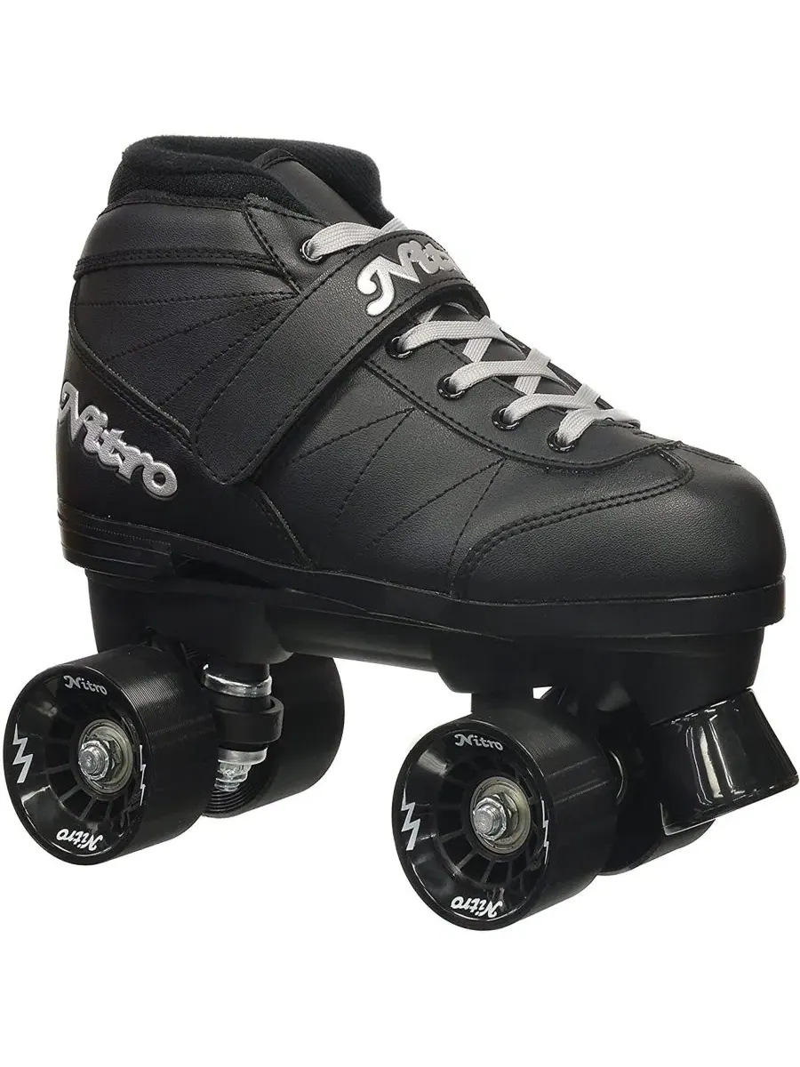 Коньки Epic Super Nitro Black Speed Skates Epic Skates — черный