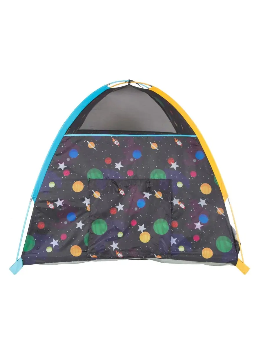 Светящаяся в темноте купольная палатка «Галактика» Pacific Play Tents — изображение 10 из 11, черный