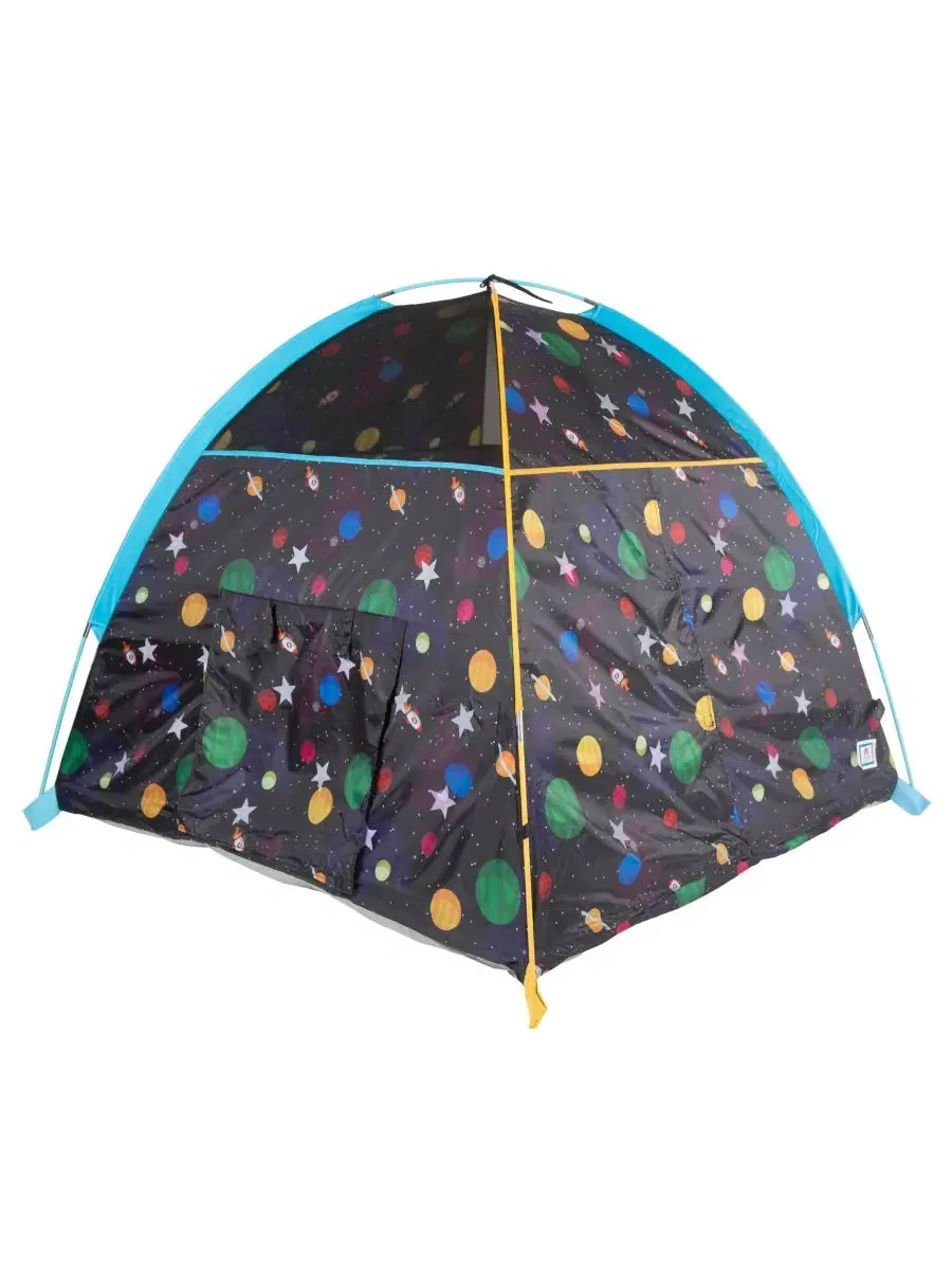 Светящаяся в темноте купольная палатка «Галактика» Pacific Play Tents — изображение 3 из 11, черный