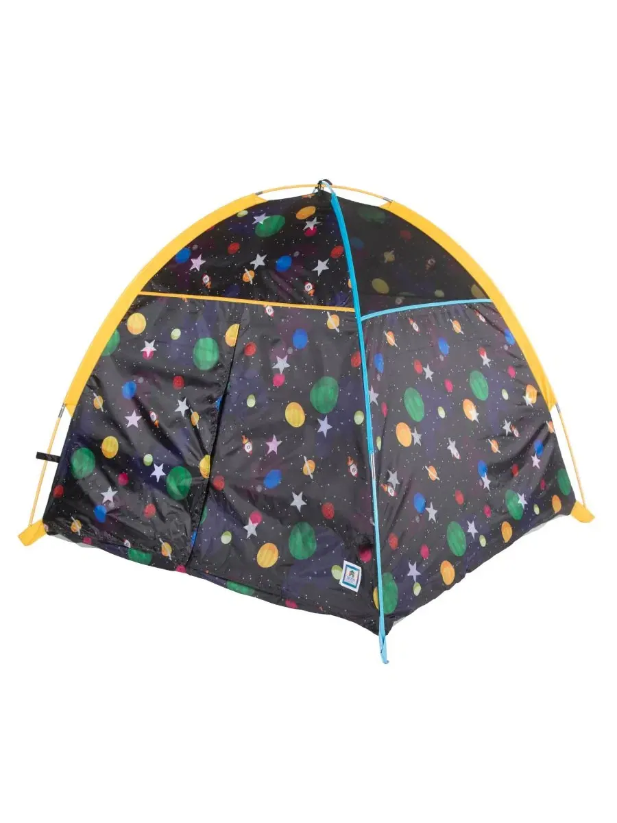 Светящаяся в темноте купольная палатка «Галактика» Pacific Play Tents — изображение 4 из 11, черный