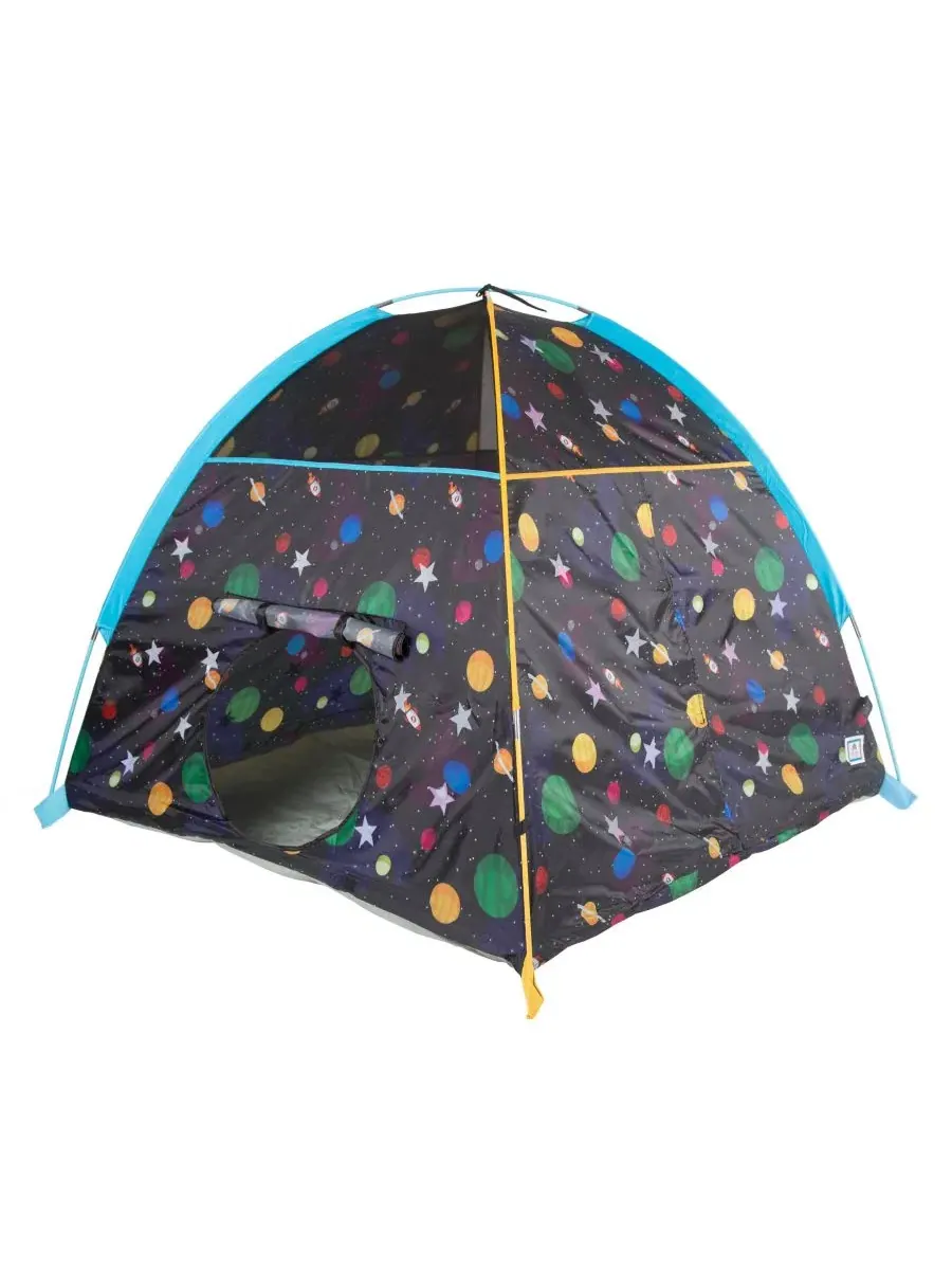 Светящаяся в темноте купольная палатка «Галактика» Pacific Play Tents — изображение 5 из 11, черный