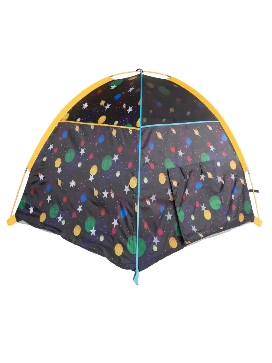 Светящаяся в темноте купольная палатка «Галактика» Pacific Play Tents — изображение 7 из 11, черный