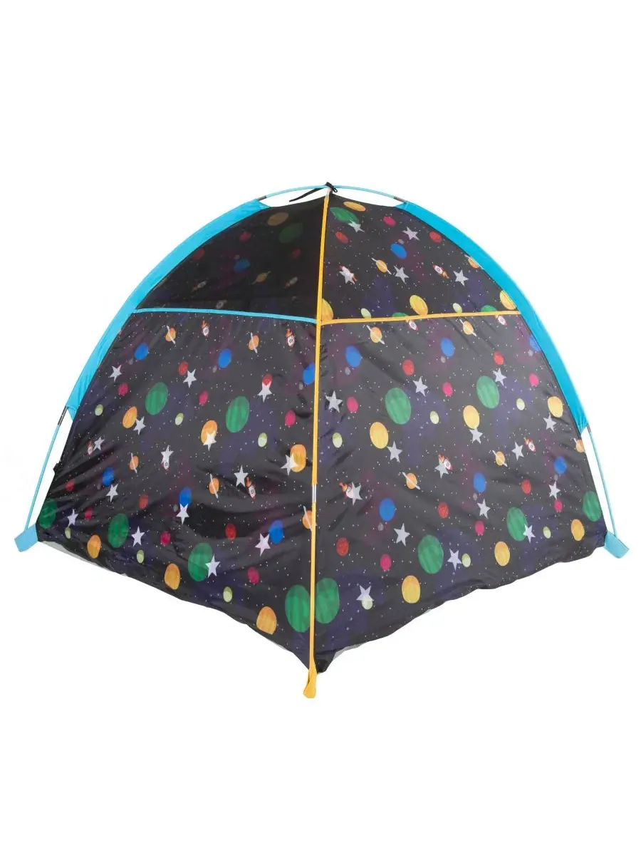 Светящаяся в темноте купольная палатка «Галактика» Pacific Play Tents — изображение 8 из 11, черный