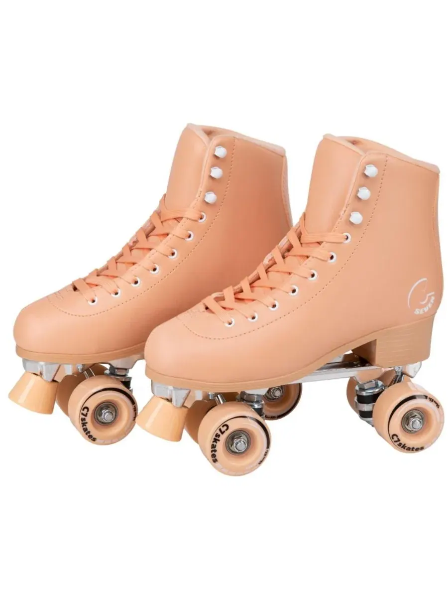 Роликовые коньки Forget Me Not Quad C7Skates — изображение 1 из 8, персиковый