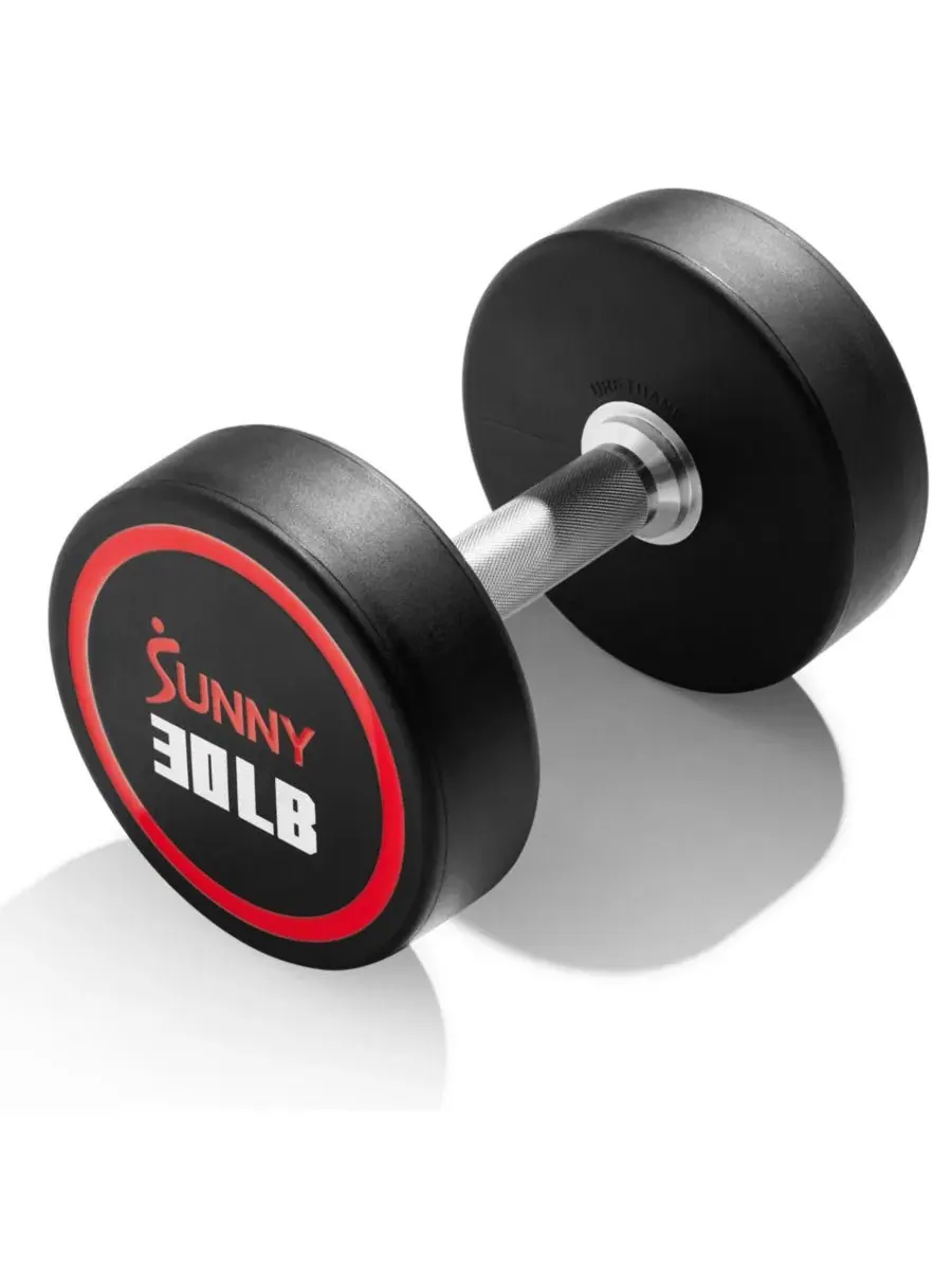 Круглые полиуретановые гантели Signature Style, 14 кг Sunny Health & Fitness
