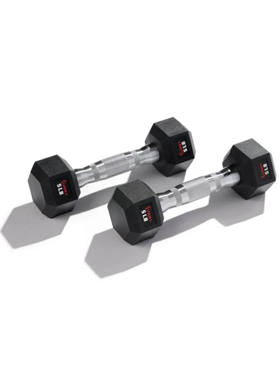 Гантели Core Fit Hex Style, 18 кг (одна штука) Sunny Health & Fitness