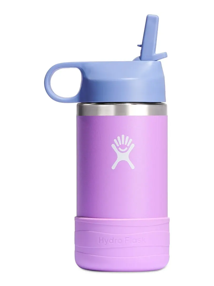 Детская бутылка из нержавеющей стали с широким горлышком, 355 мл Hydro Flask, Anemone — без цвета