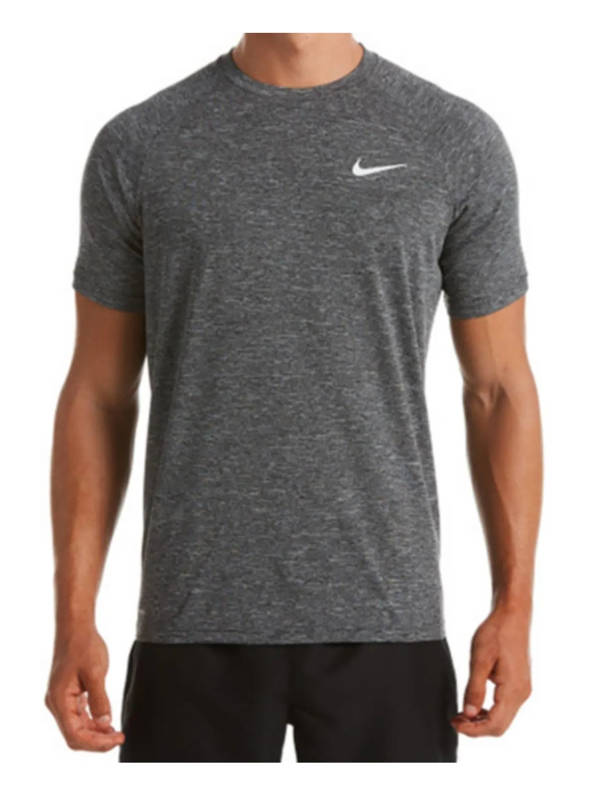 Мужской рашгард hydroguard dri-fit stretch upf 40+ heather rash guard Nike