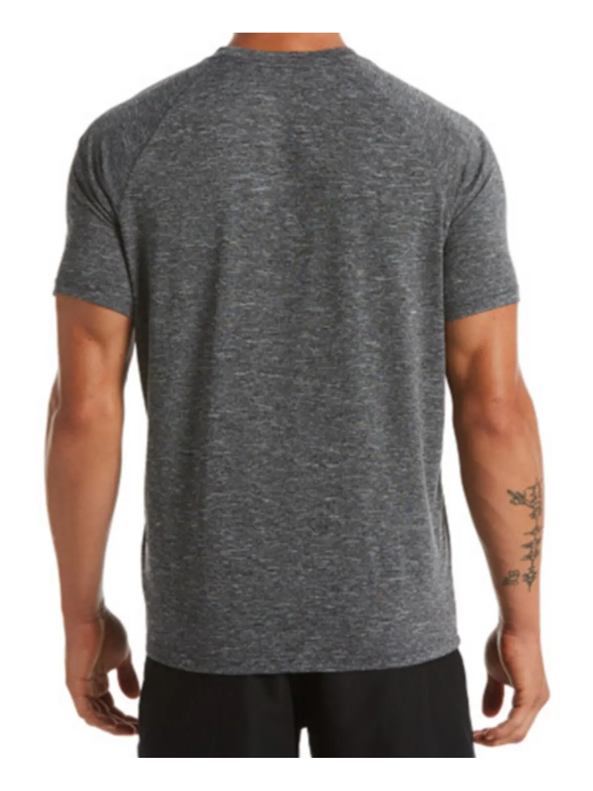 Мужской рашгард hydroguard dri-fit stretch upf 40+ heather rash guard Nike — 5