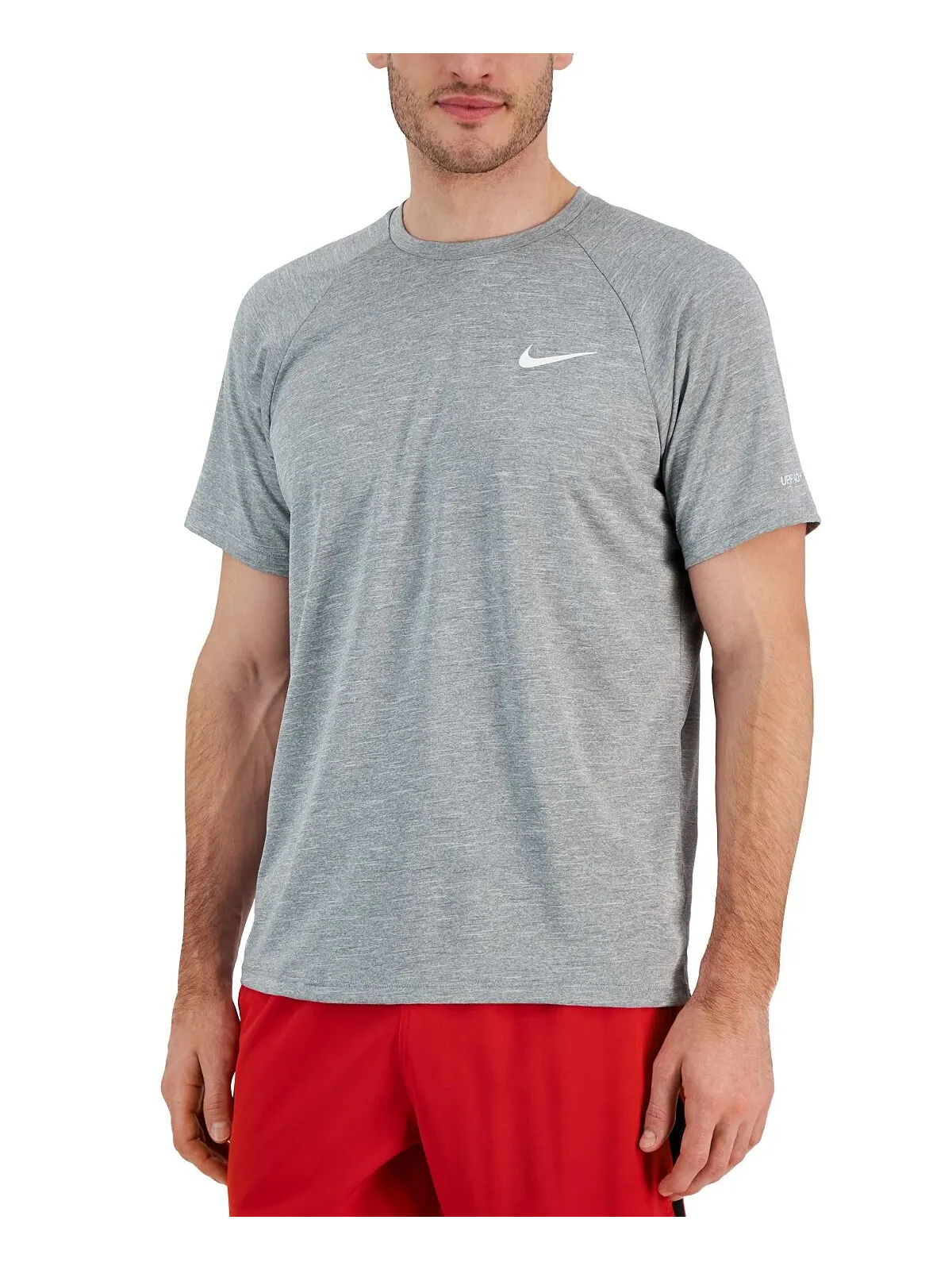 Футболка Nike Hydroguard Dri-fit Stretch UPF 40+ Heather Rash Guard — 2
