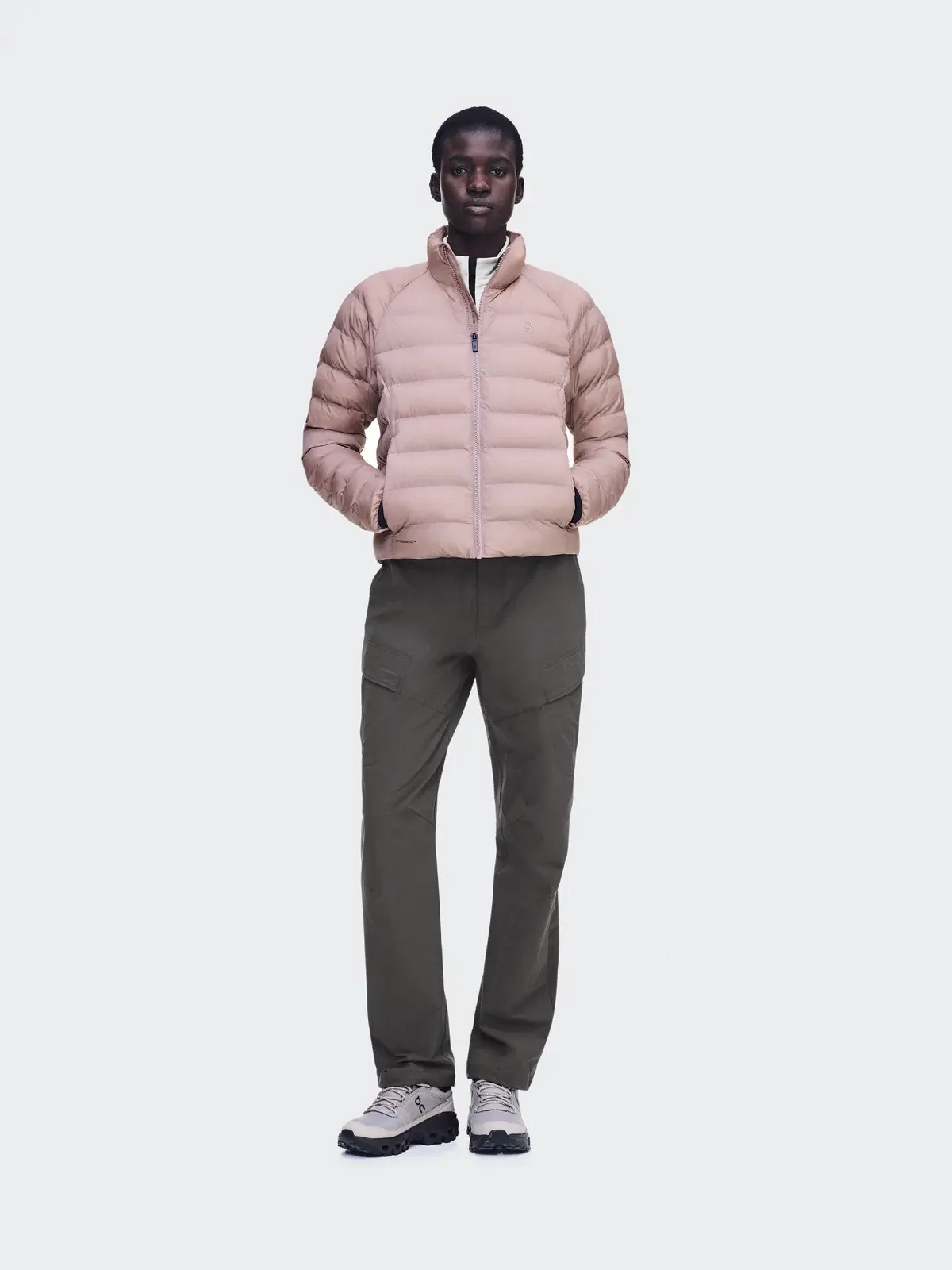 Женская куртка пуховик с утеплителем On ThermaTec Ascent Puffer Jacket On Biscuit — 2
