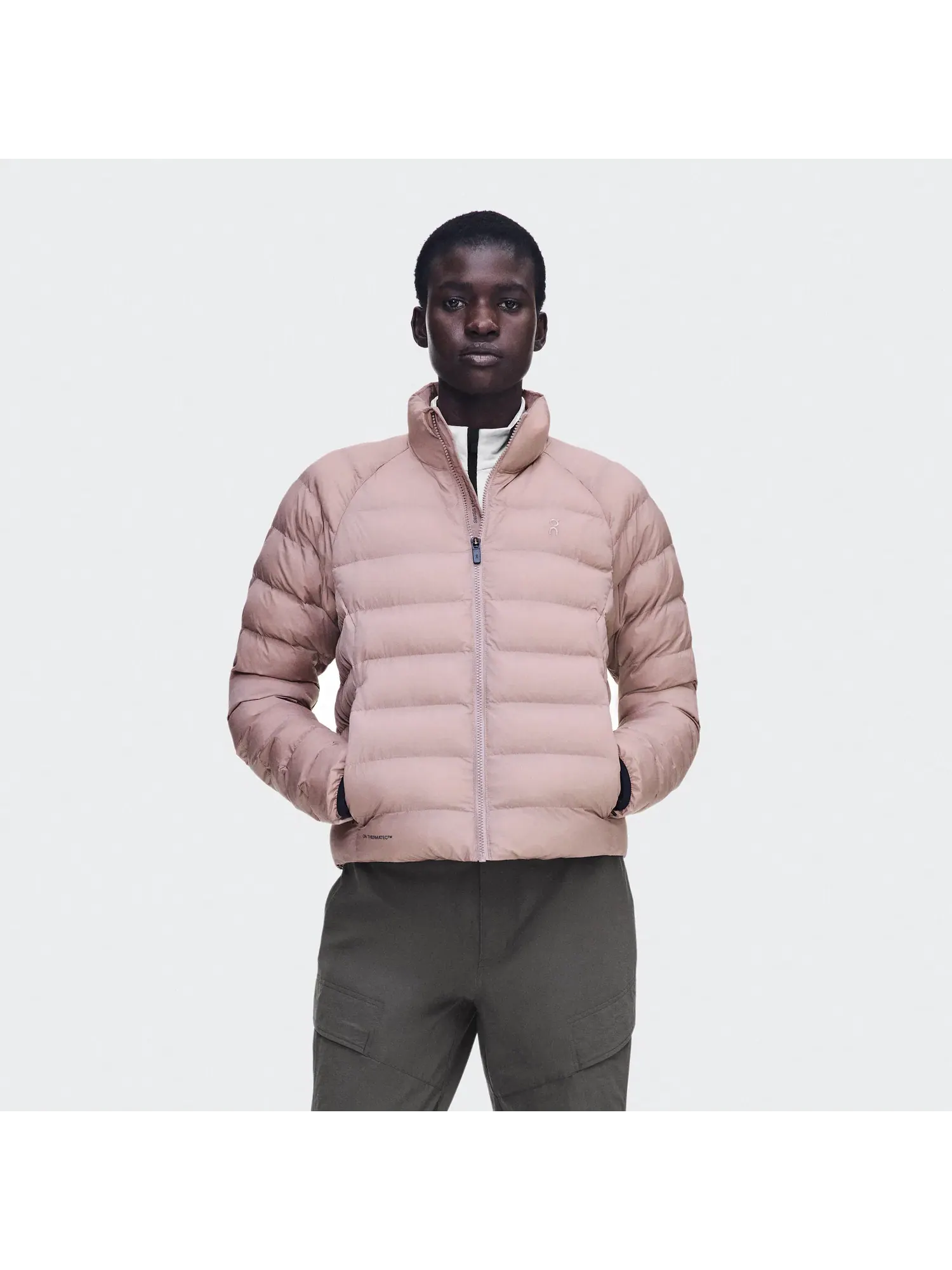 Женская куртка пуховик с утеплителем On ThermaTec Ascent Puffer Jacket On Biscuit — 9