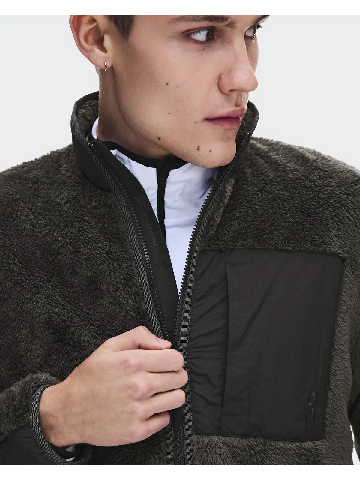 Мужская куртка-флис утепленная Ascent Fleece Jacket On — 6