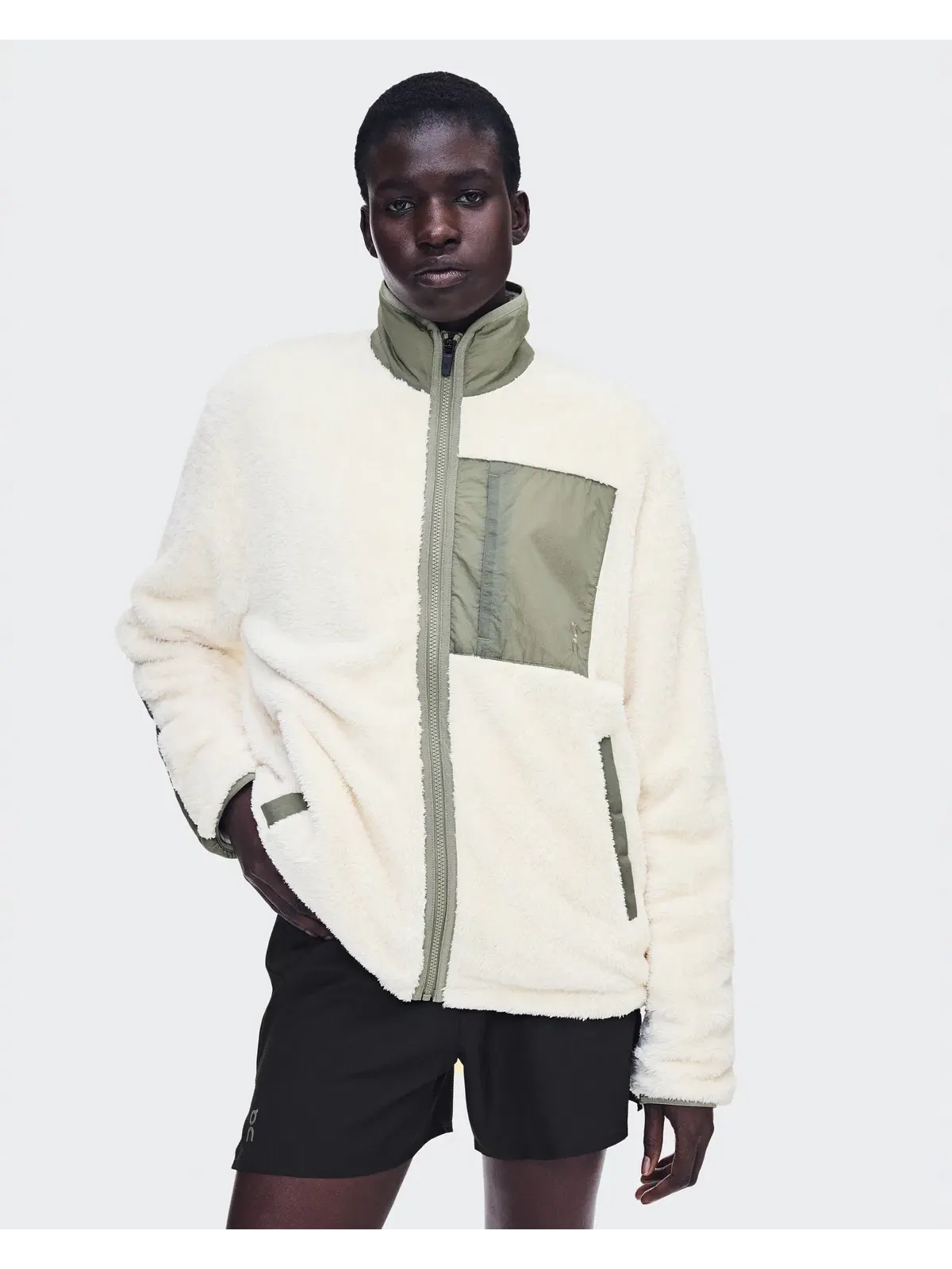 Мужская куртка из флиса утепленная Ascent Fleece Jacket On — 3