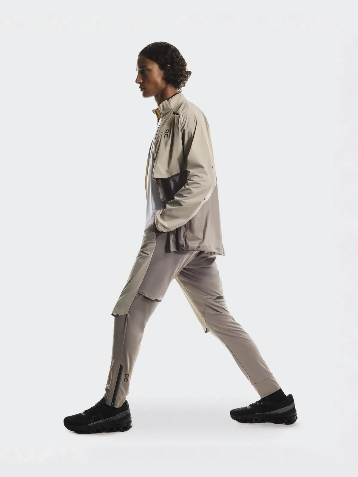 Мужские брюки для бега Weather Pants On, Desert Cinder — 4