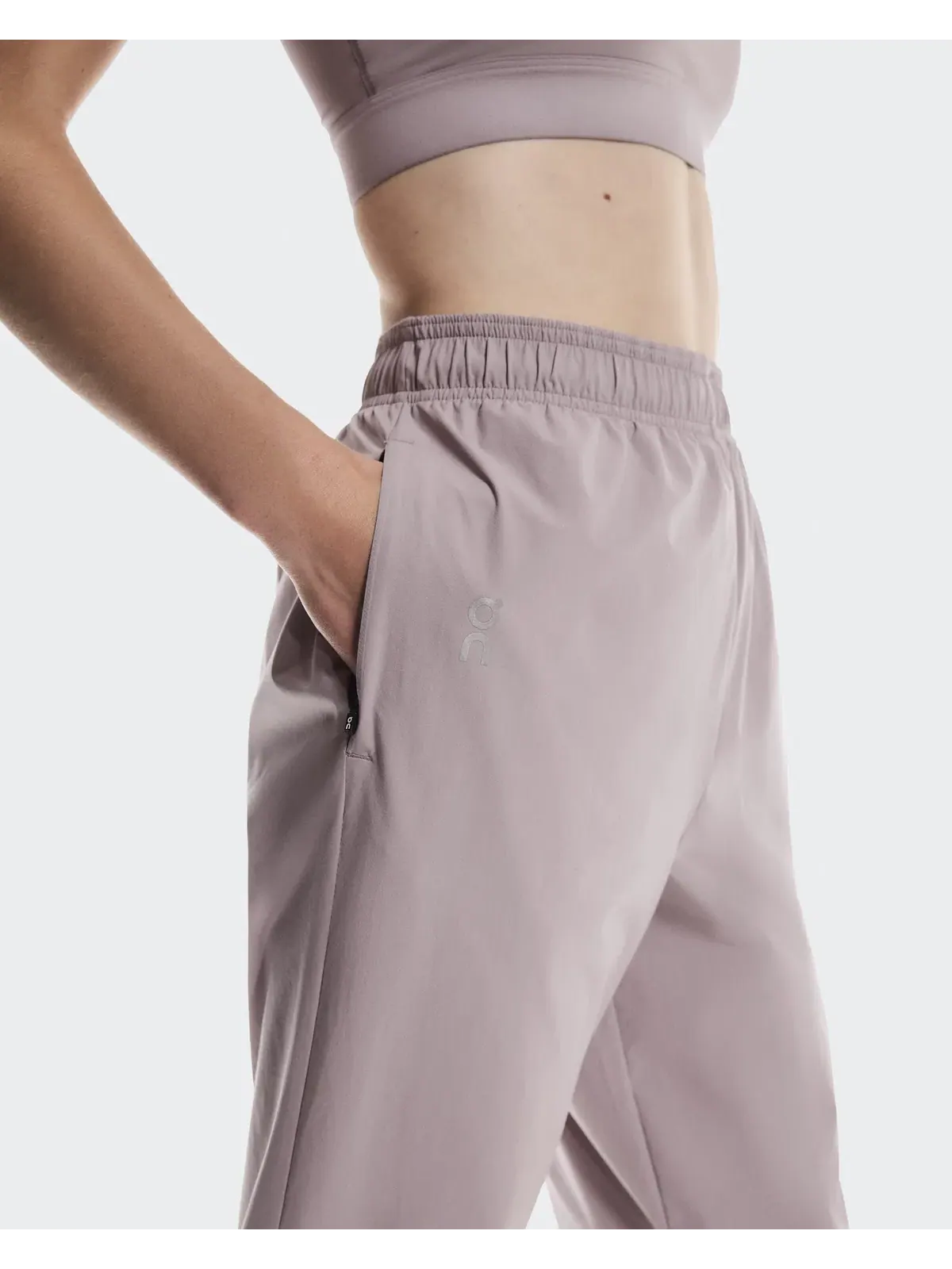 Женские брюки для бега с эластичным поясом Core Pants On, Heron — 5