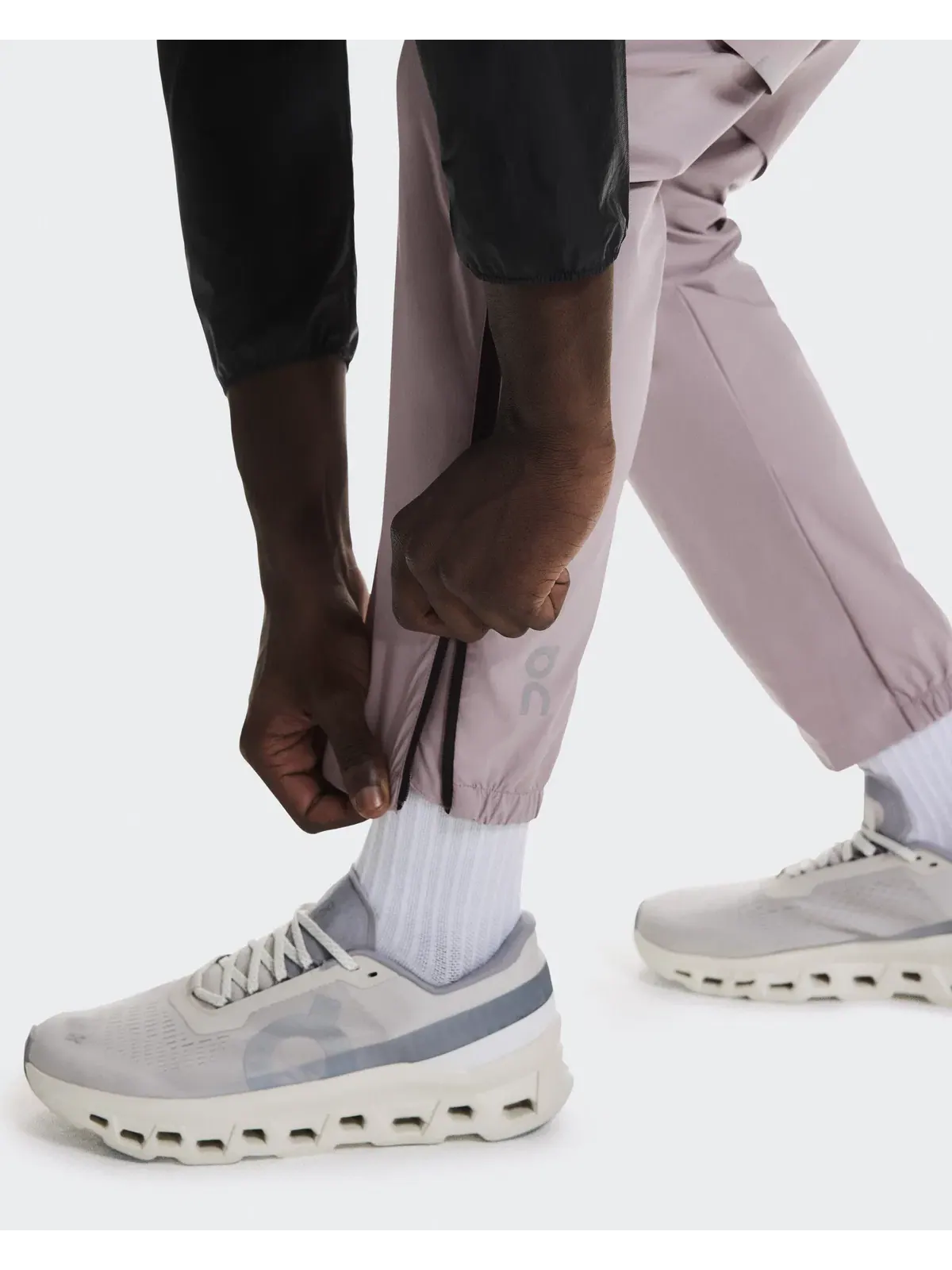 Мужские брюки для бега с эластичным поясом Core Pants On, Heron — 8